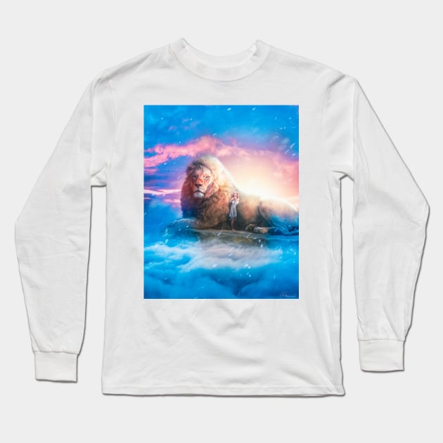 King in the Sky Long Sleeve T-Shirt by florinvisuals